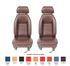 TR4-6 Suffolk Seats with Head Rests - Vinyl - Pair - RR1541 - 1